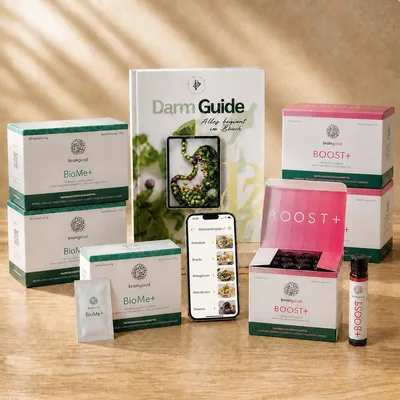 Durchstarter-Paket mit BioMe+, BOOST+, DarmGuide und Kurs