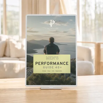 Men’s Performance Guide auf einem Tablet